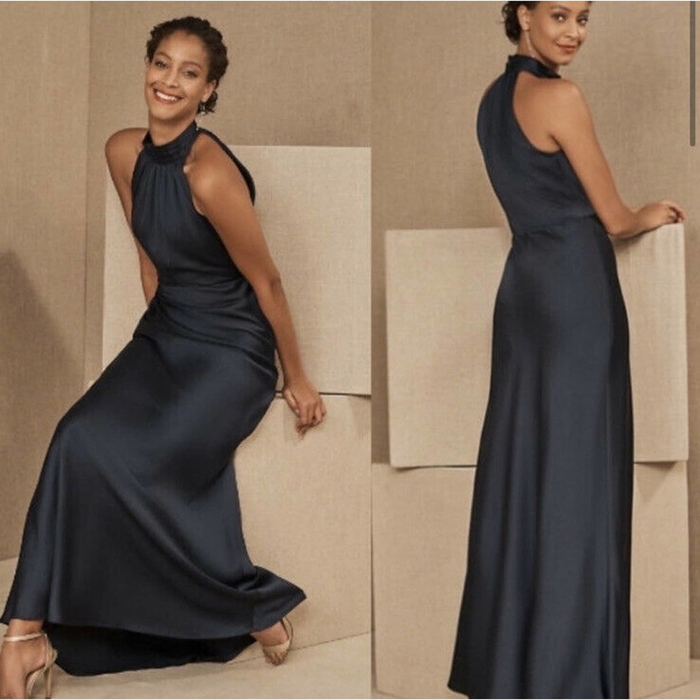 BHLDN Esme Satin Charmeuse Dress